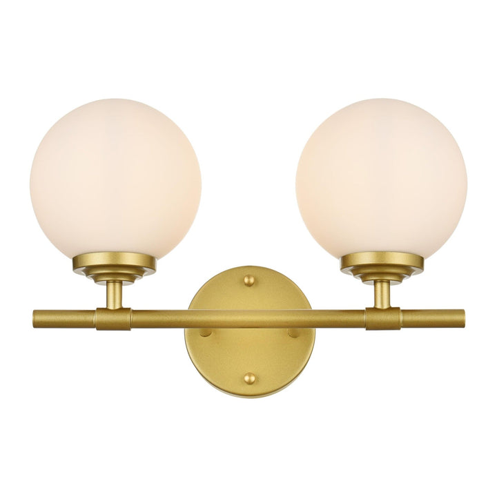 Ansley Vanity Light in Brass by Living District