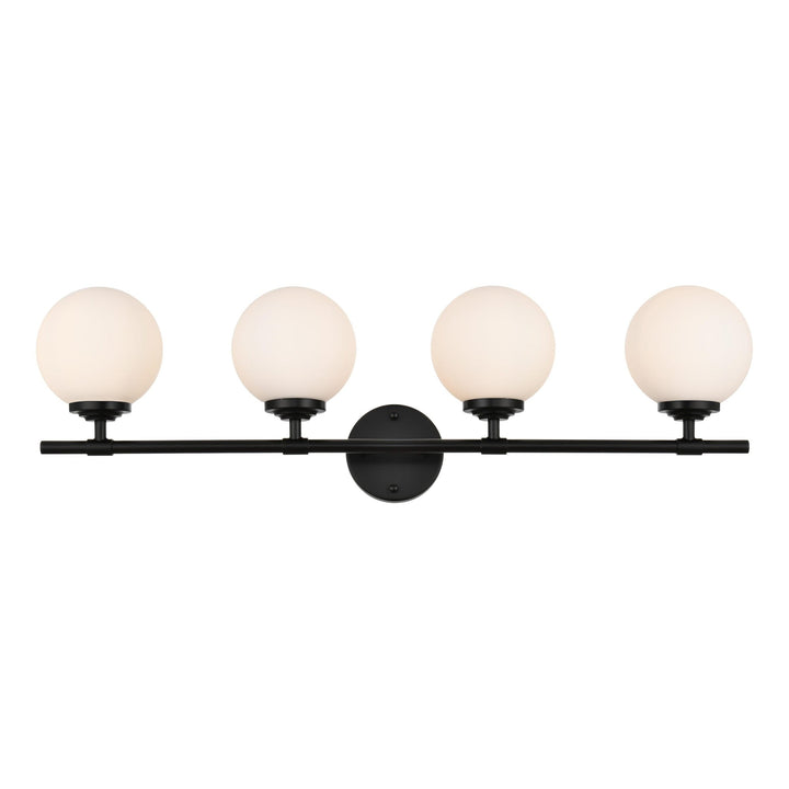 Ansley Vanity Light in Black by Living District