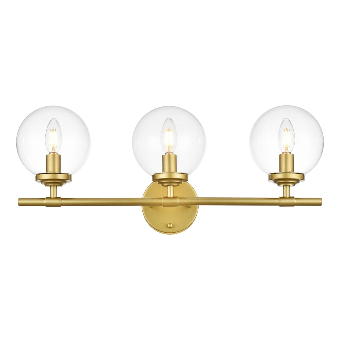 Ingrid Vanity Light in Brass by Living District