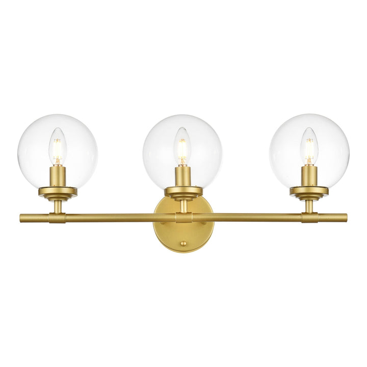 Ingrid Vanity Light in Brass by Living District