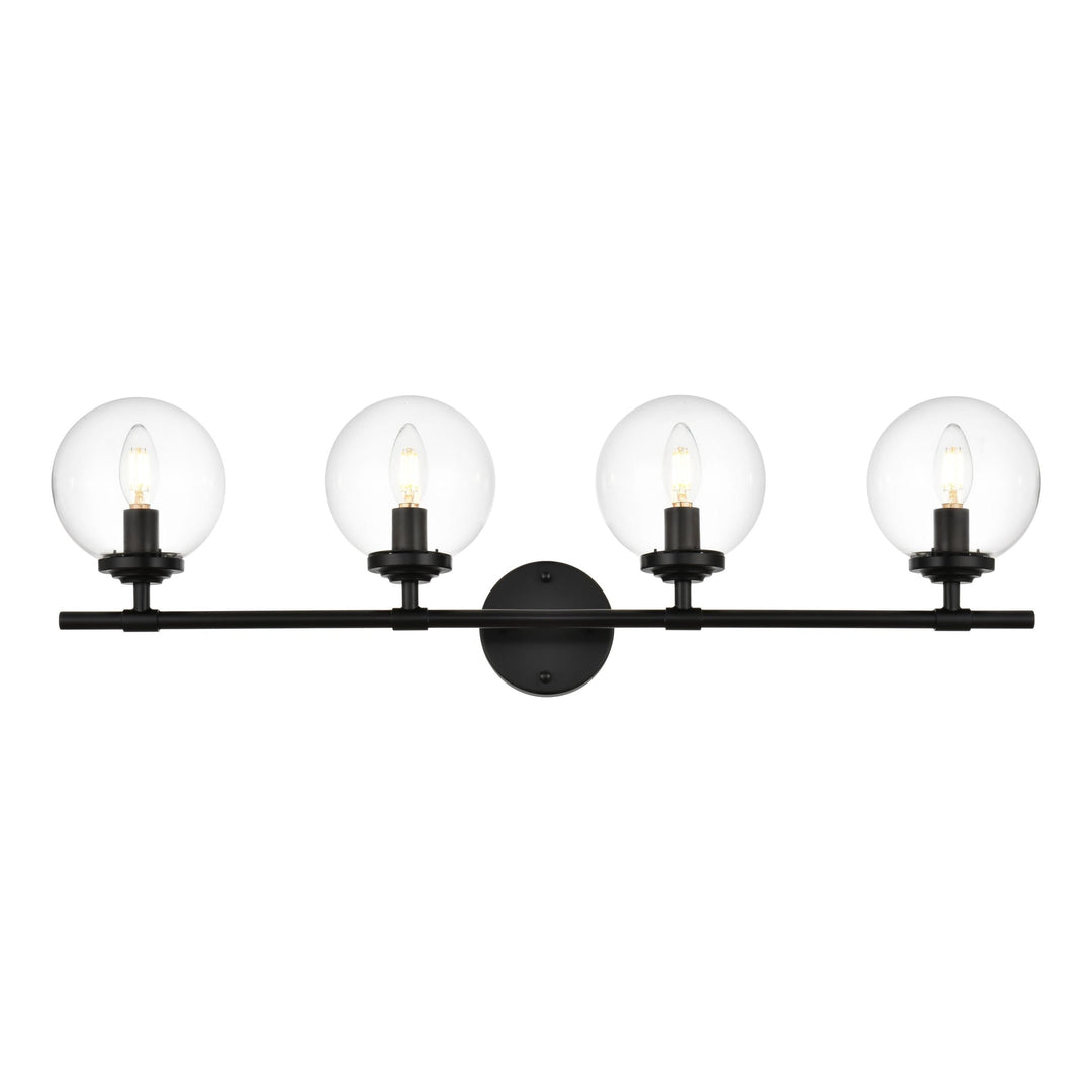 Ingrid Vanity Light in Black by Living District