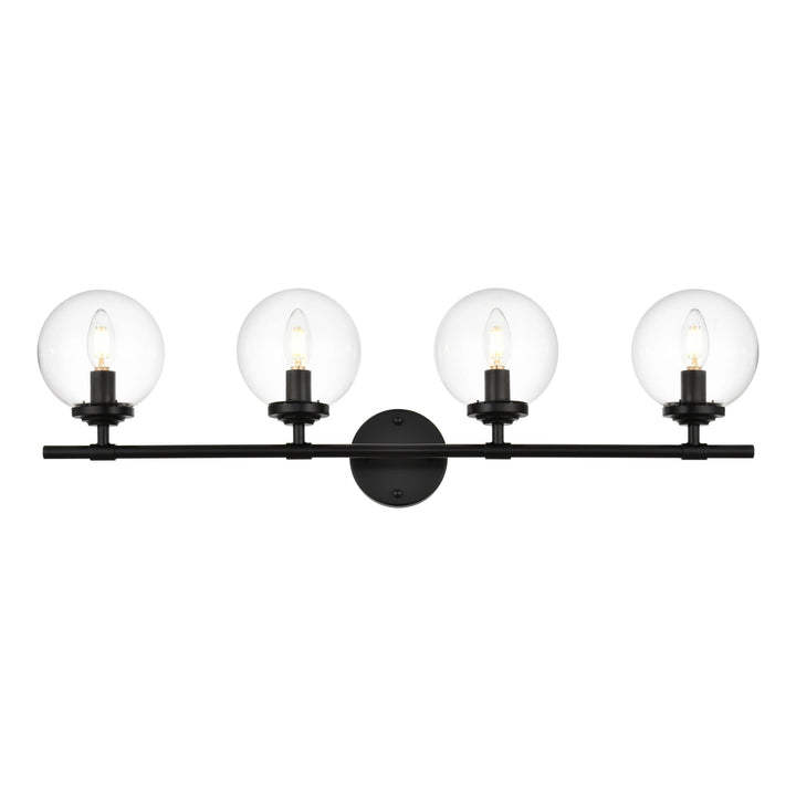 Ingrid Vanity Light in Black by Living District