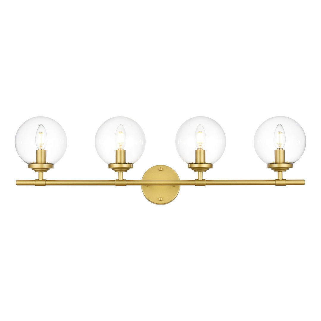 Ingrid Vanity Light in Brass by Living District