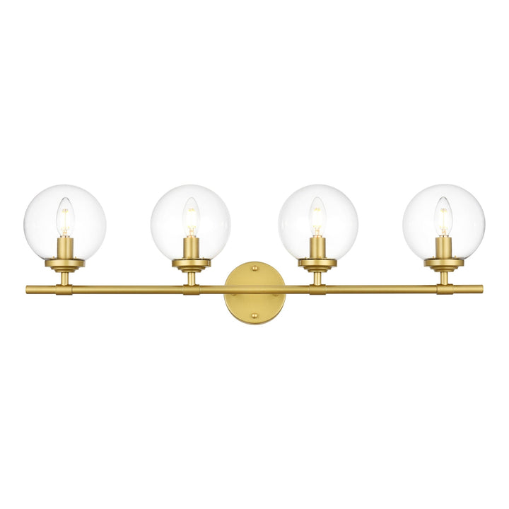 Ingrid Vanity Light in Brass by Living District