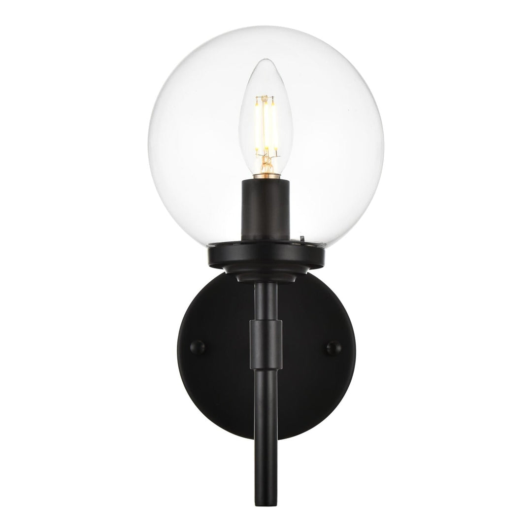 Ingrid Wall Sconce in Black by Living District