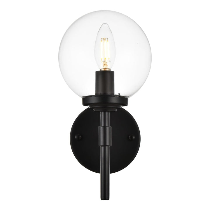 Ingrid Wall Sconce in Black by Living District