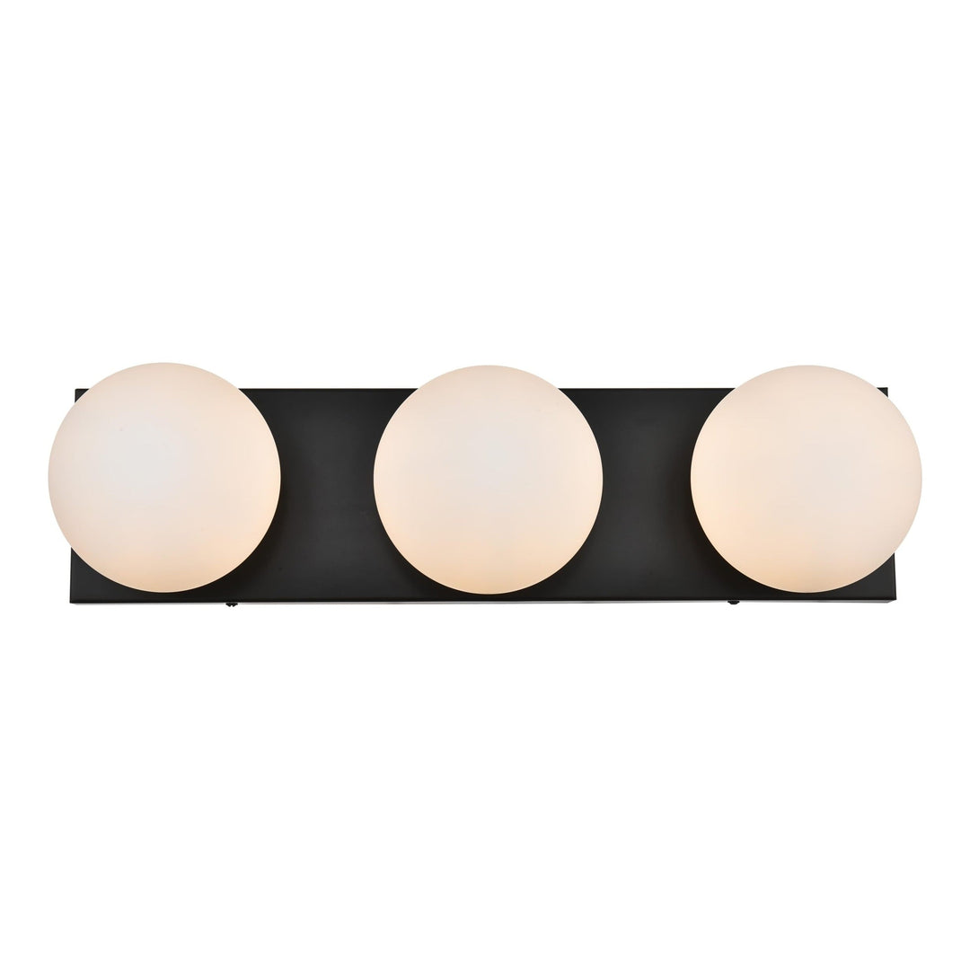 Jaylin Vanity Light in Black by Living District