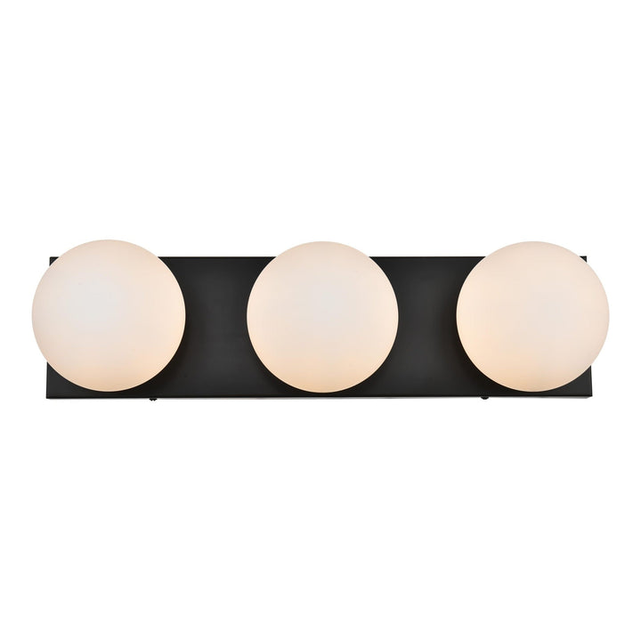 Jaylin Vanity Light in Black by Living District