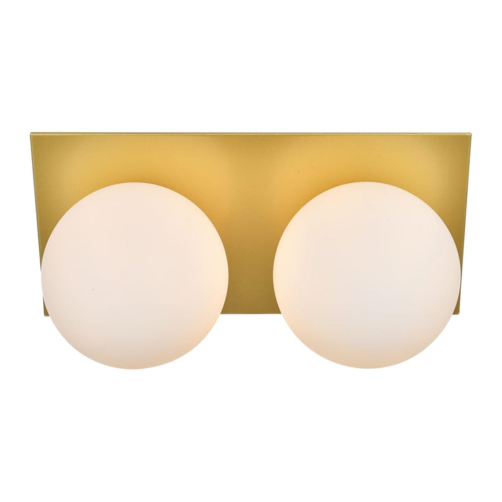 Jillian Vanity Light in Brass by Living District