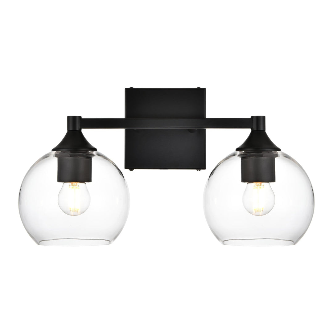 Foster Vanity Light in Black by Living District