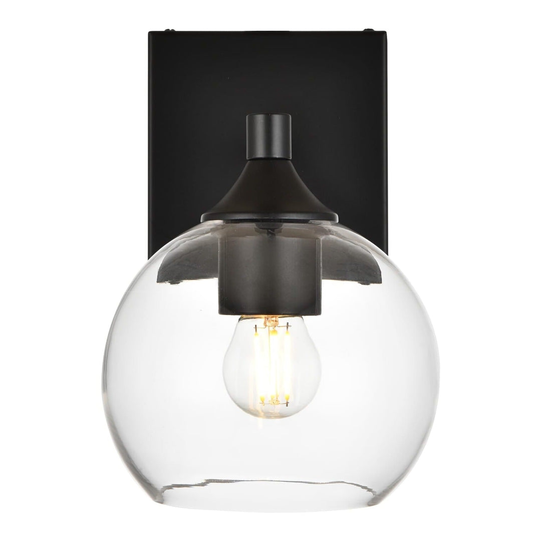 Foster Wall Sconce in Black by Living District