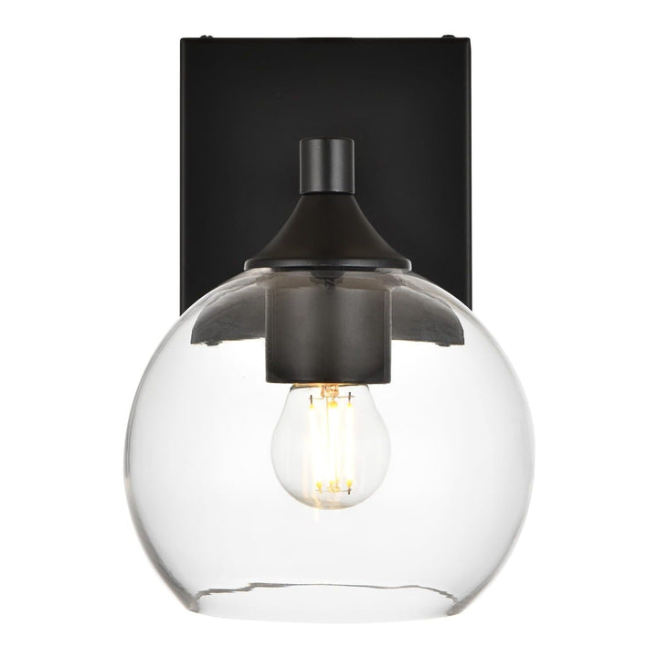 Foster Wall Sconce in Black by Living District