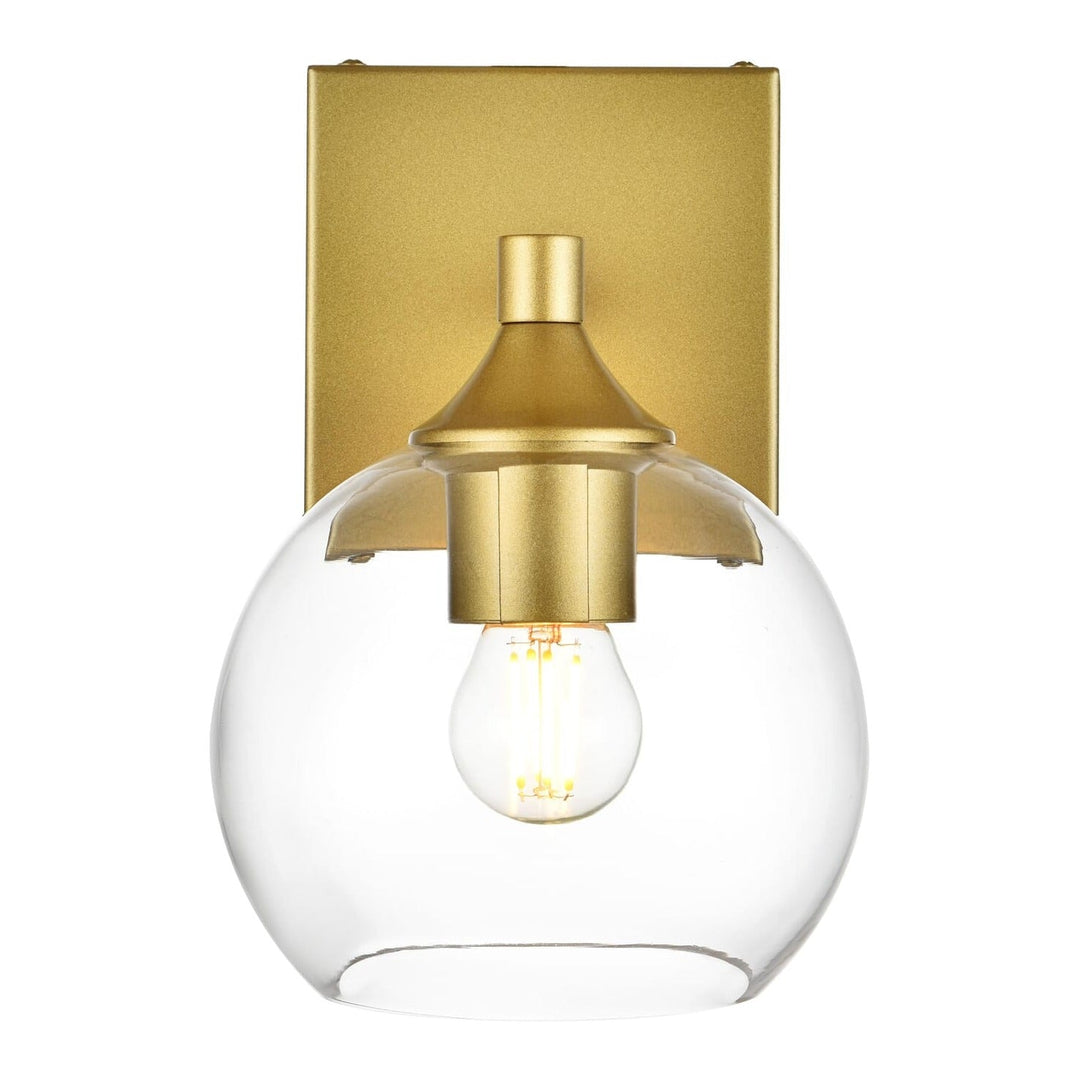 Foster Wall Sconce in Brass by Living District