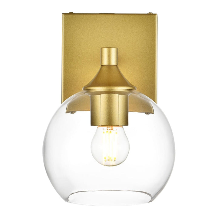 Foster Wall Sconce in Brass by Living District