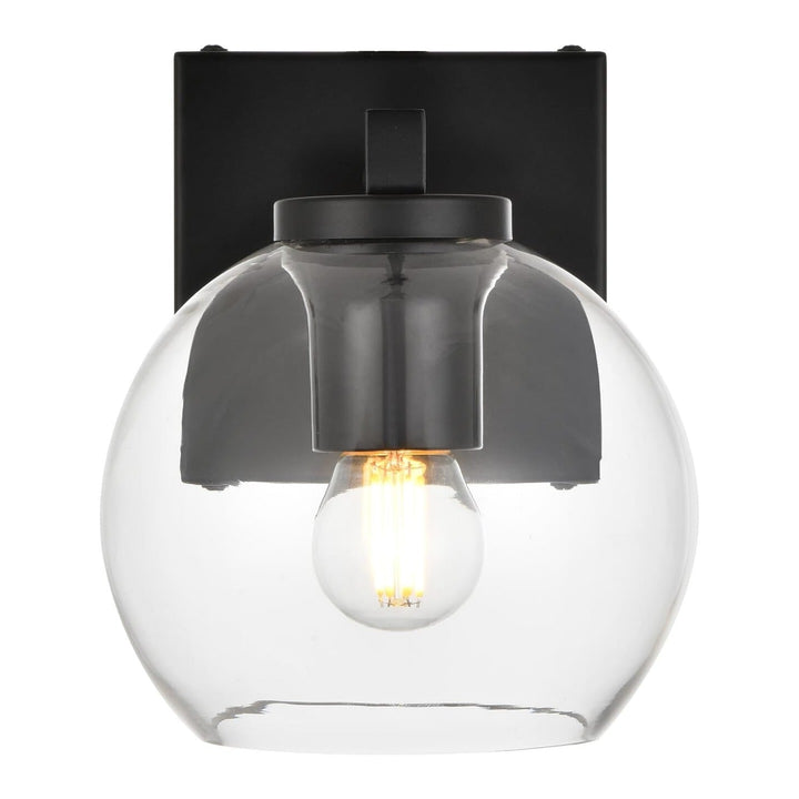 Juelz Wall Sconce in Black by Living District