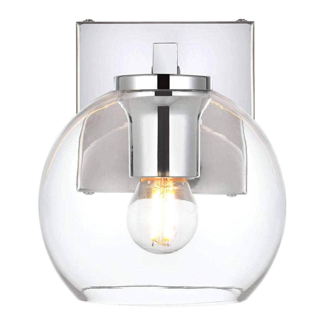 Juelz Wall Sconce in Chrome by Living District