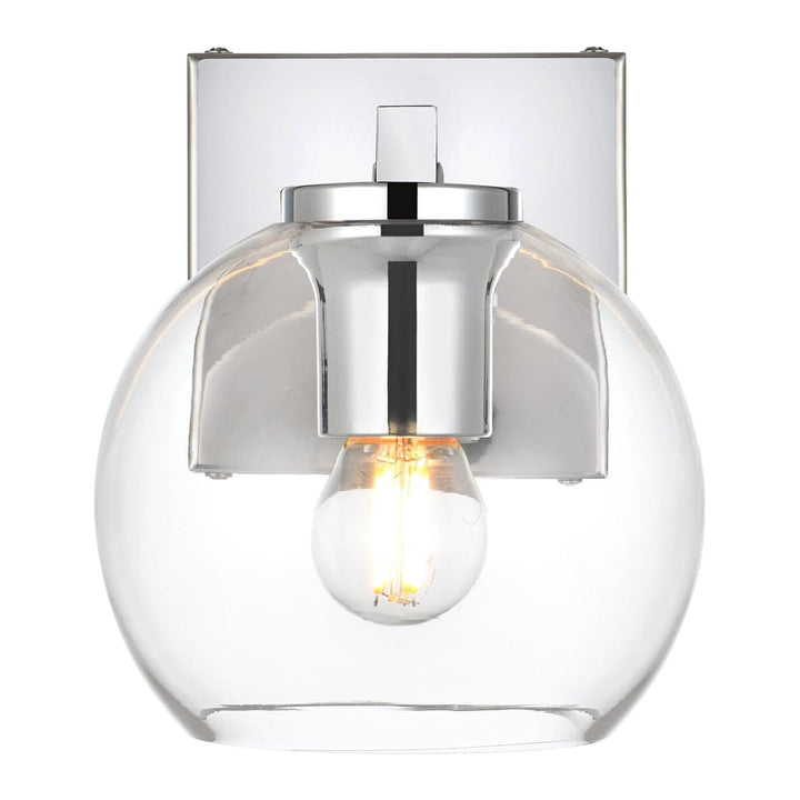 Juelz Wall Sconce in Chrome by Living District