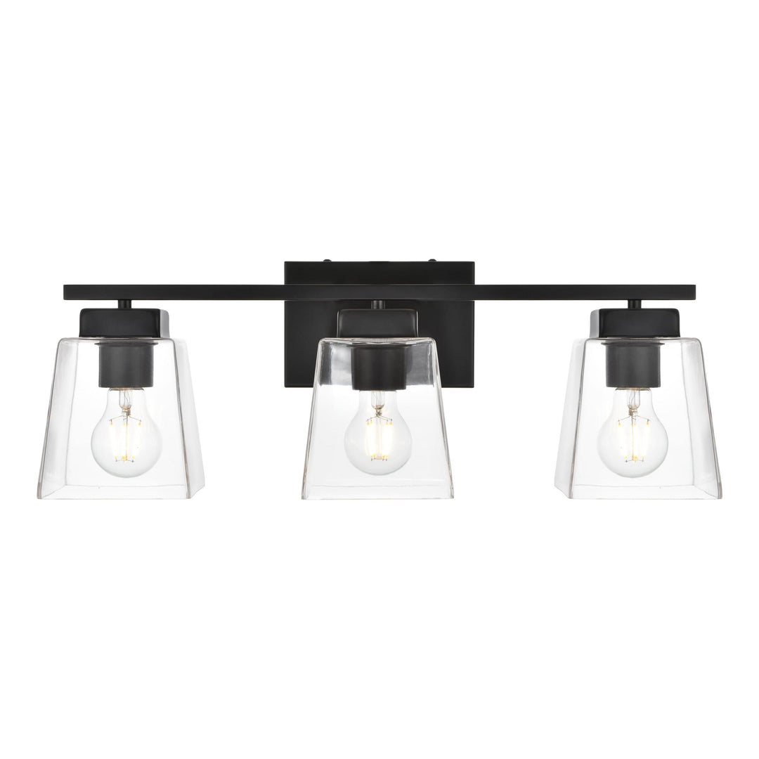 Merrick Vanity Light in Black by Living District