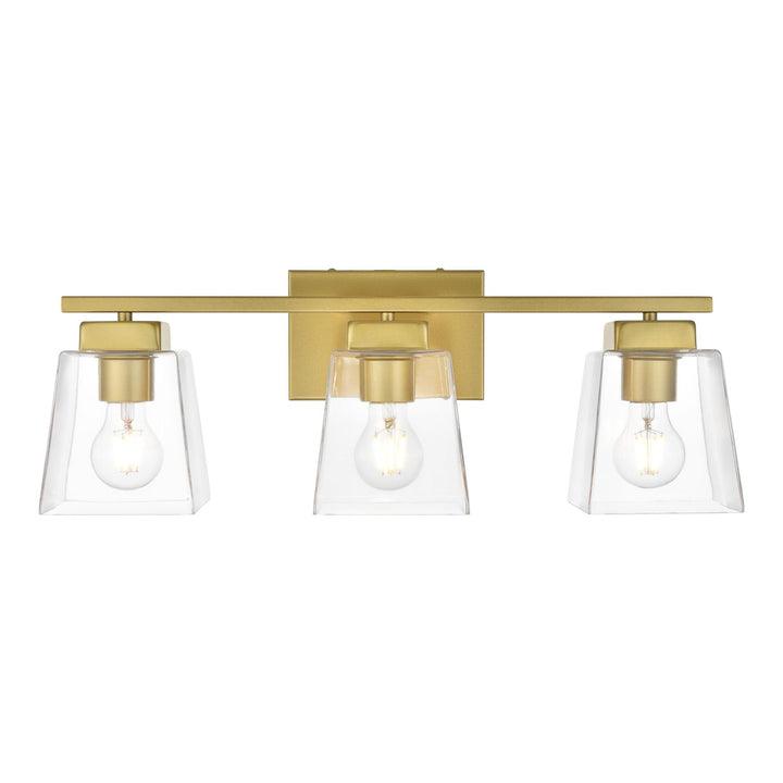 Merrick Vanity Light in Brass by Living District