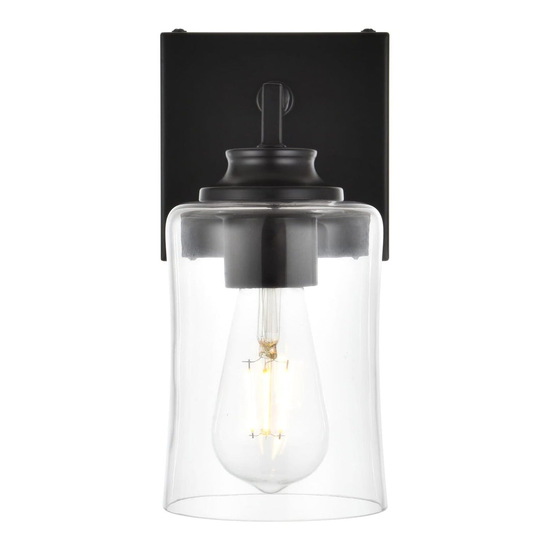 Ronnie Wall Sconce in Black by Living District