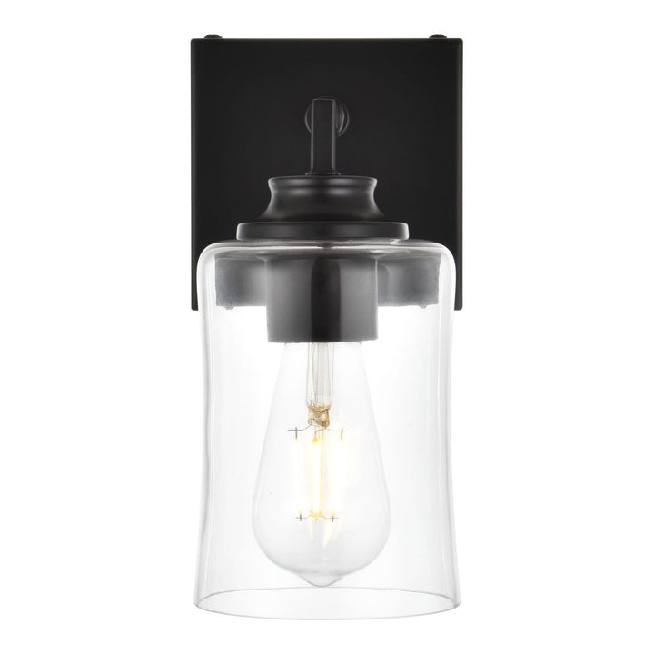 Ronnie Wall Sconce in Black by Living District