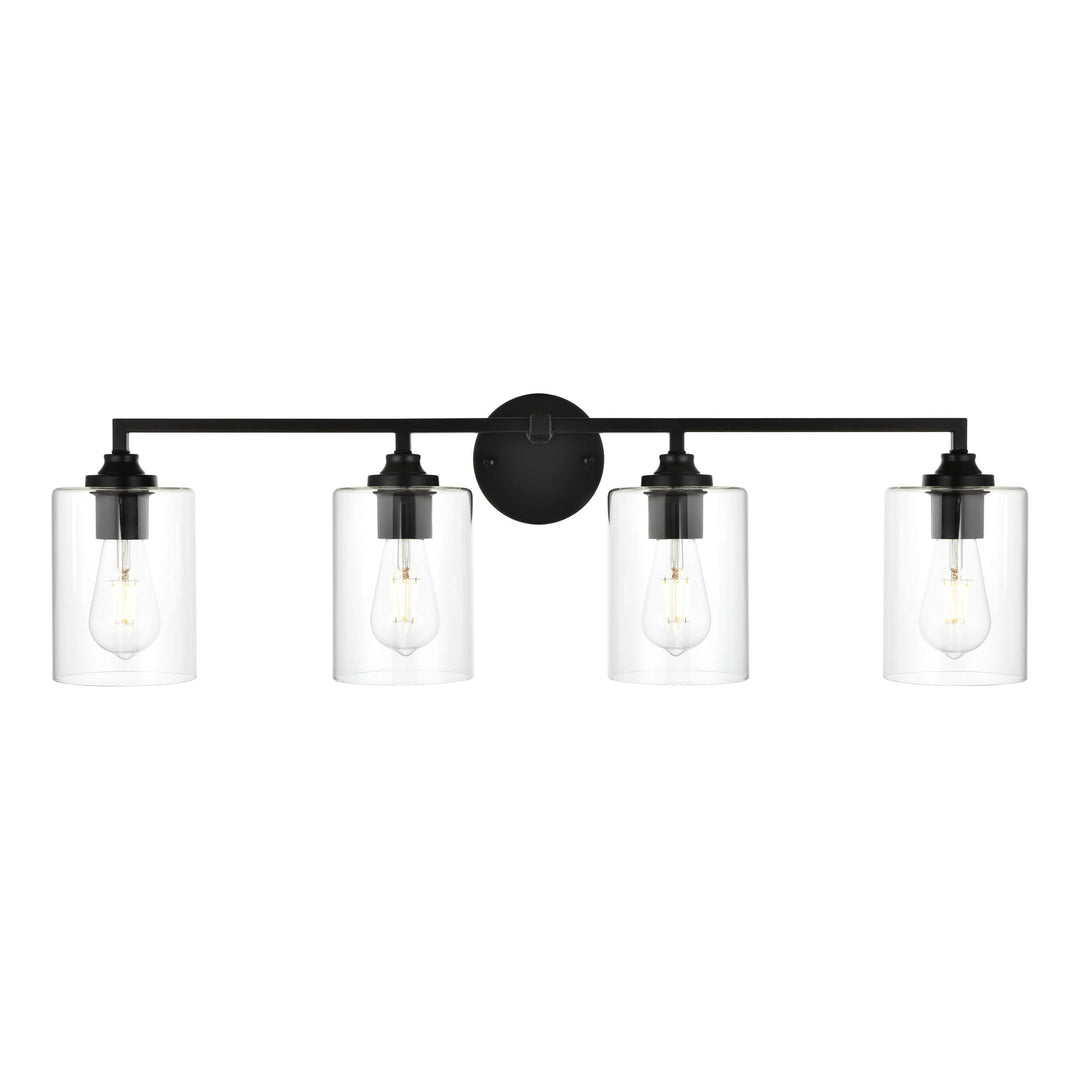Mayson Vanity Light in Black by Living District