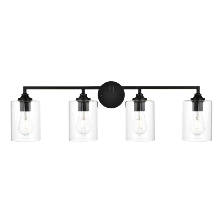 Mayson Vanity Light in Black by Living District