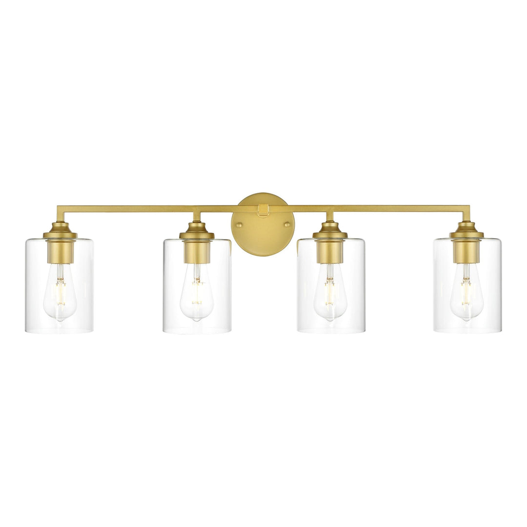 Mayson Vanity Light in Brass by Living District