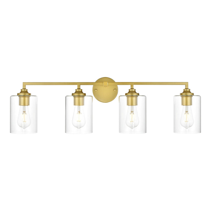 Mayson Vanity Light in Brass by Living District