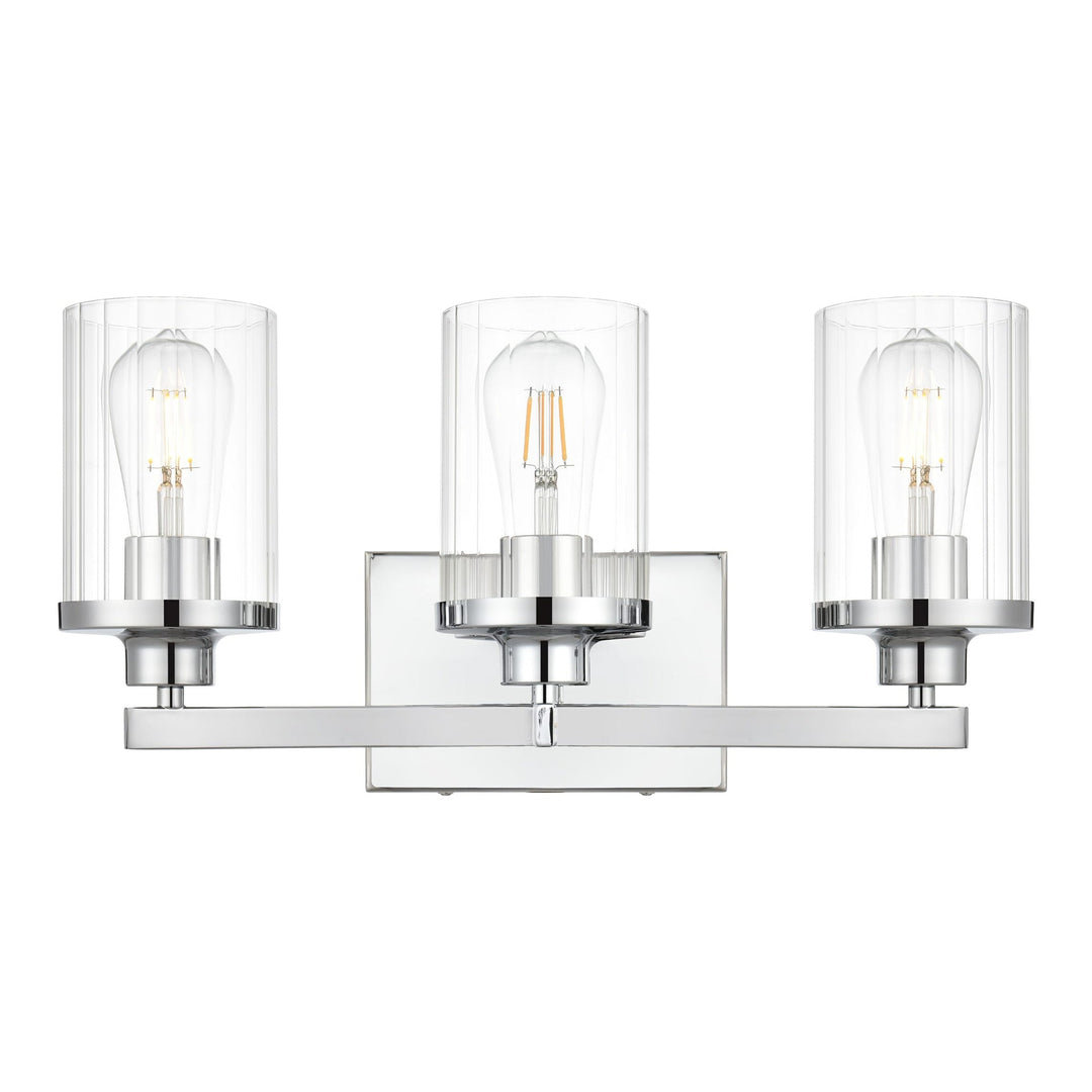 Saanvi Vanity Light in Chrome by Living District