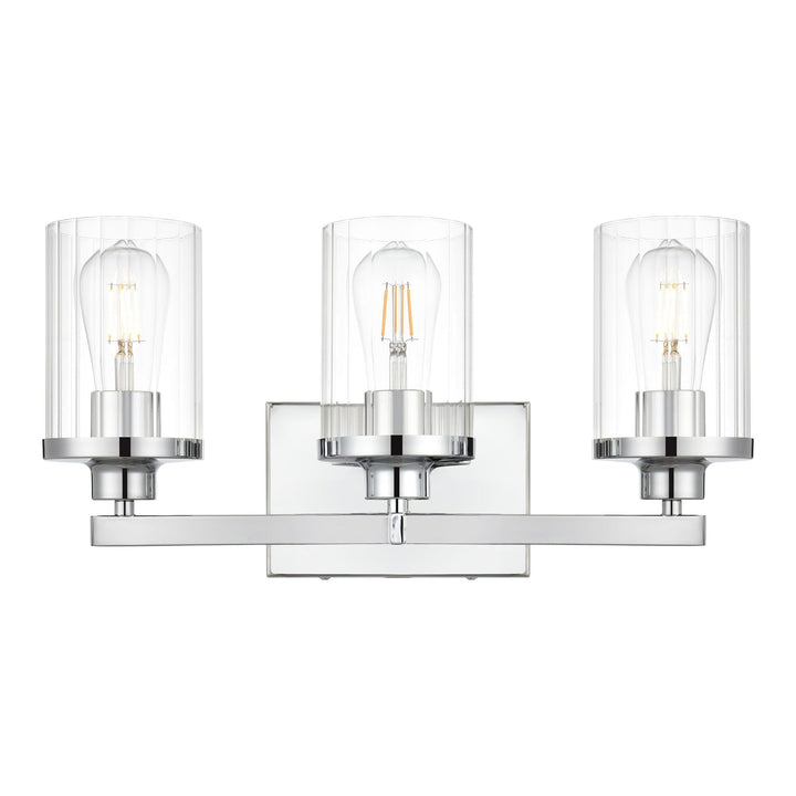 Saanvi Vanity Light in Chrome by Living District