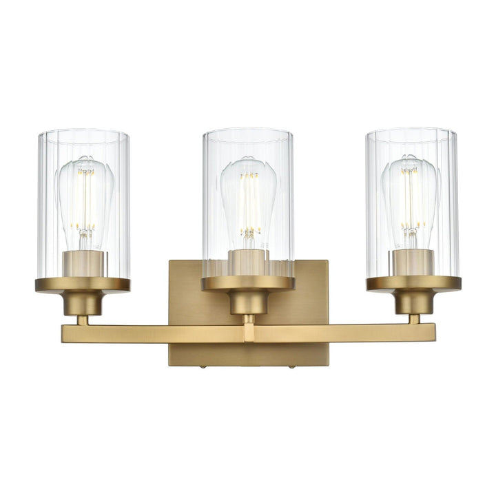 Saanvi Vanity Light in Satin Gold by Living District