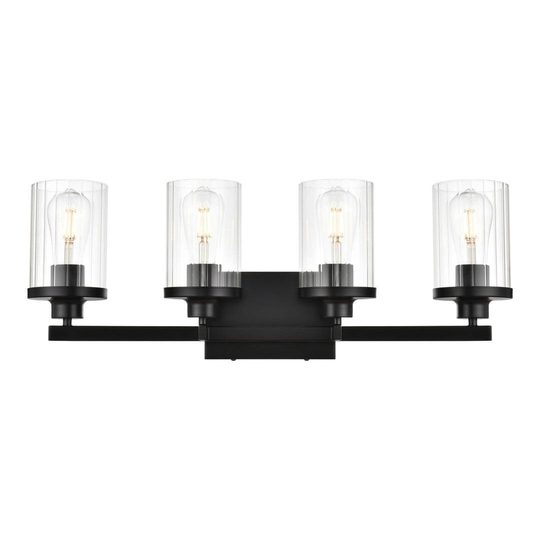 Saanvi Vanity Light in Black by Living District