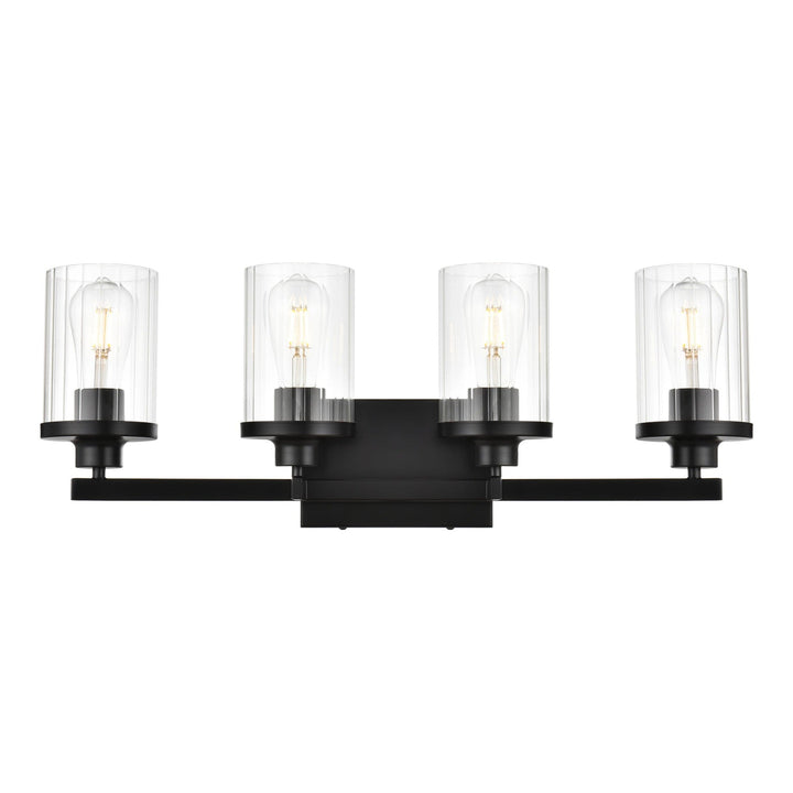 Saanvi Vanity Light in Black by Living District