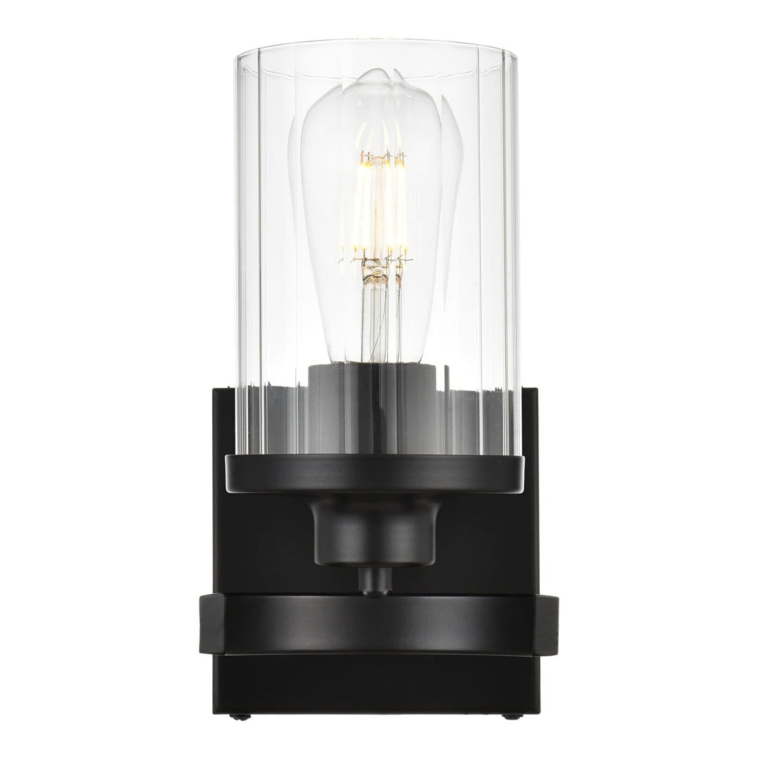 Saanvi Wall Sconce in Black by Living District