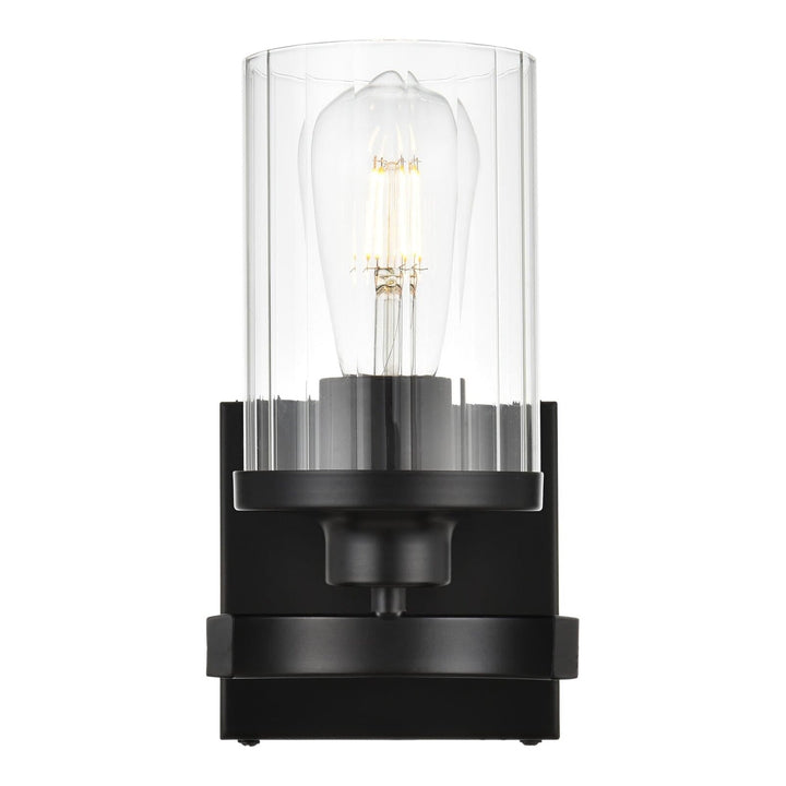 Saanvi Wall Sconce in Black by Living District