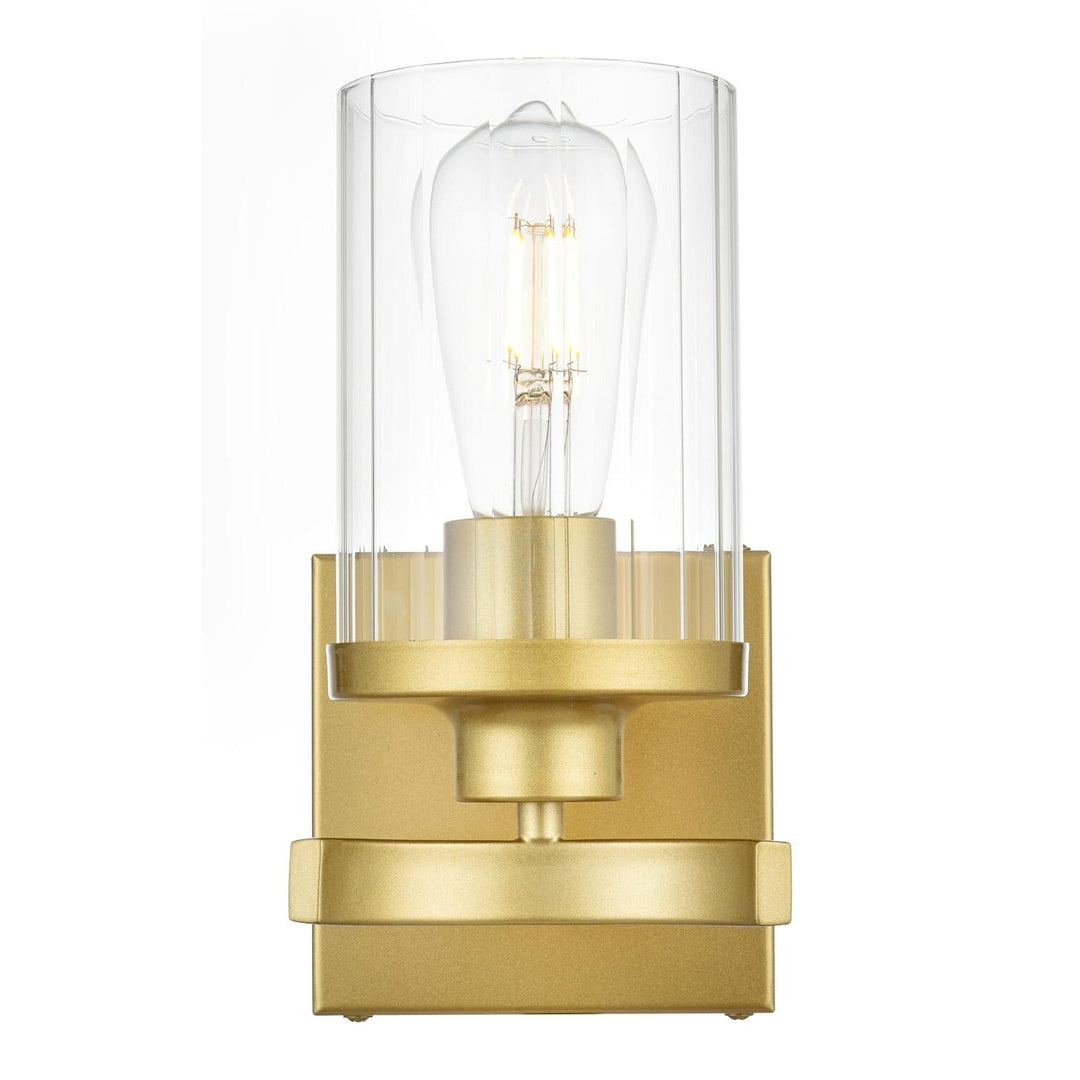 Saanvi Wall Sconce in Brass by Living District
