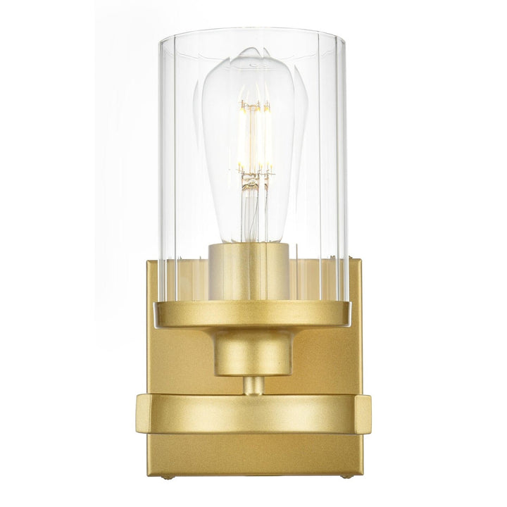 Saanvi Wall Sconce in Brass by Living District