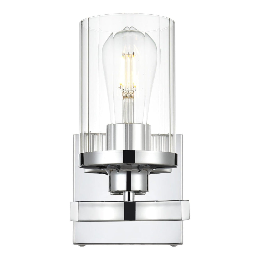 Saanvi Wall Sconce in Chrome by Living District