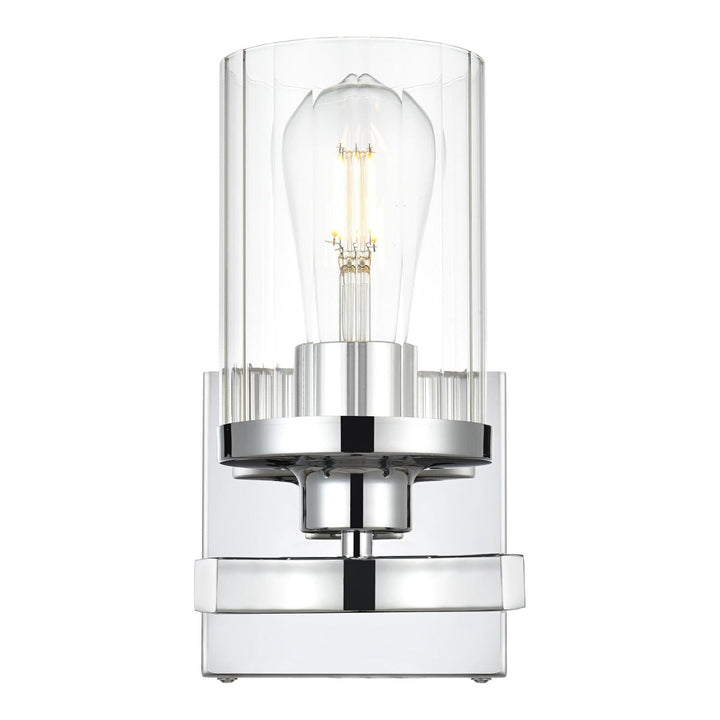 Saanvi Wall Sconce in Chrome by Living District