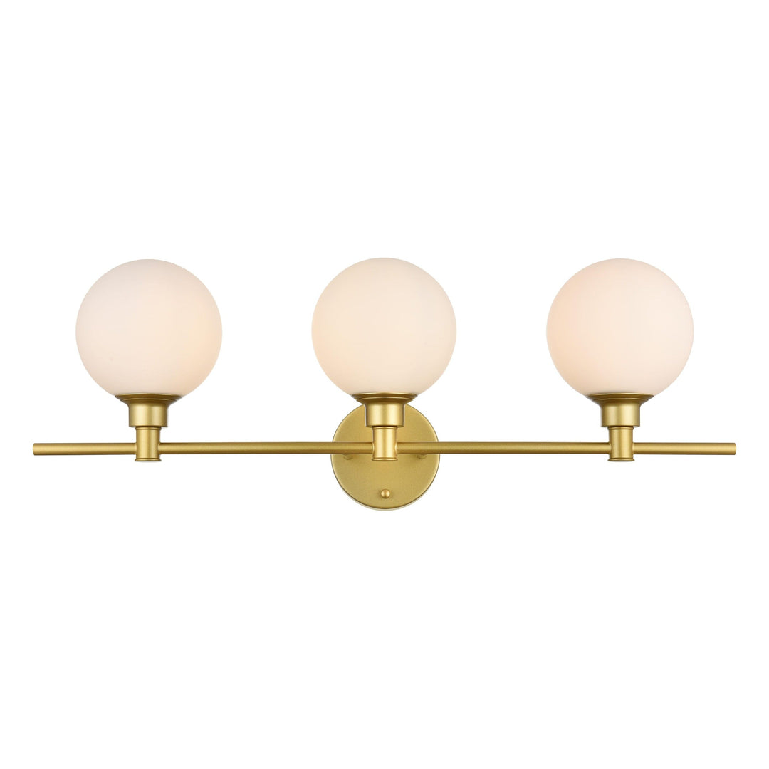 Cordelia Vanity Light in Brass by Living District
