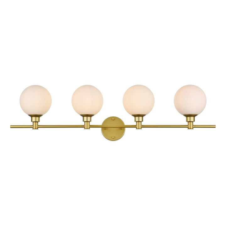 Cordelia Vanity Light in Brass by Living District