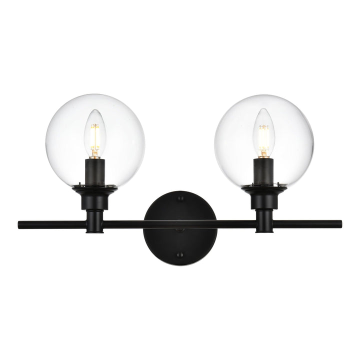 Jaelynn Vanity Light in Black by Living District