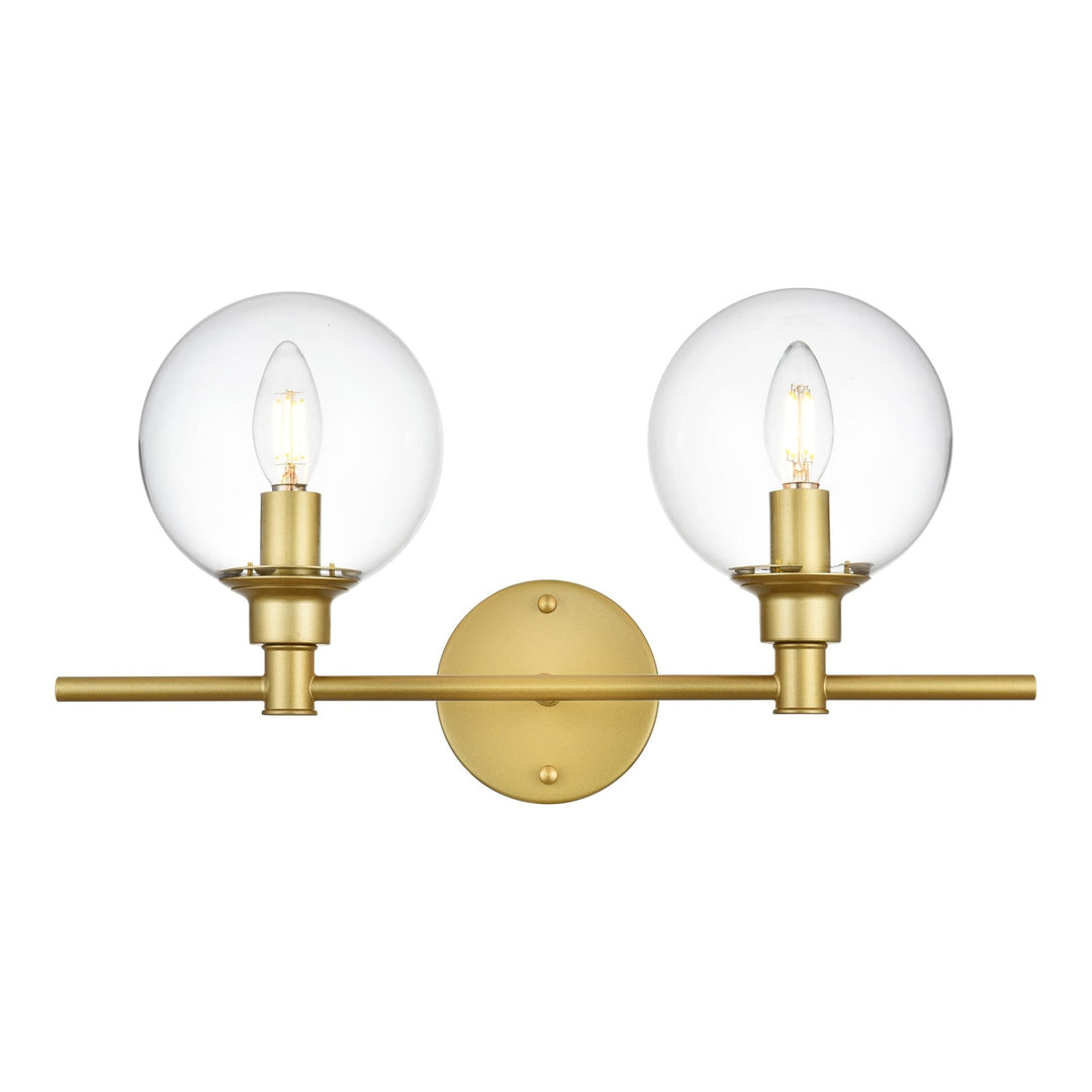 Jaelynn Vanity Light in Brass by Living District