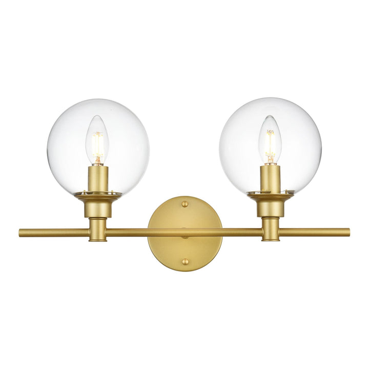 Jaelynn Vanity Light in Brass by Living District