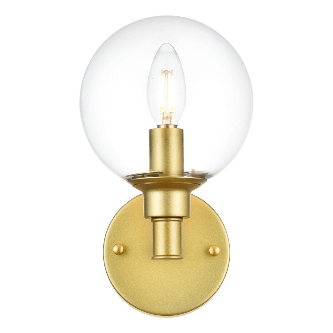 Jaelynn Wall Sconce in Brass by Living District