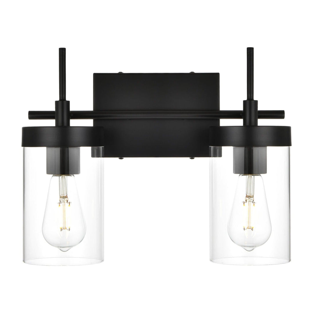 Benny Vanity Light in Black by Living District