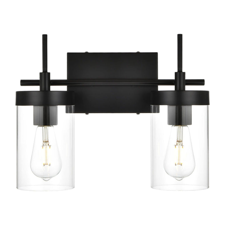 Benny Vanity Light in Black by Living District