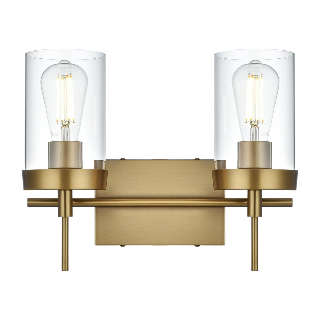 Benny Vanity Light in Satin Gold by Living District