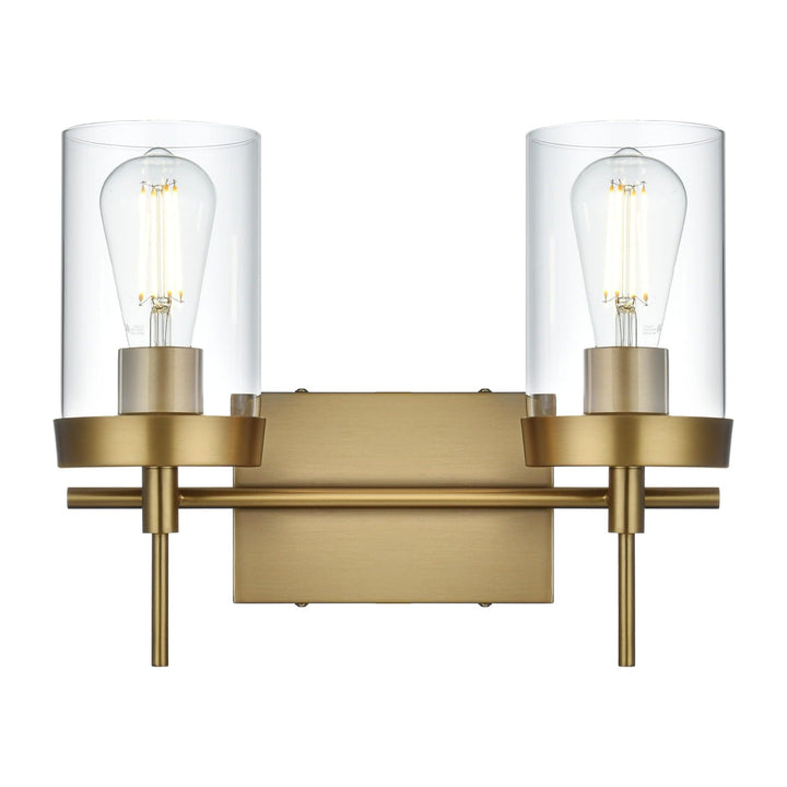 Benny Vanity Light in Satin Gold by Living District